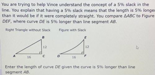 Is very important…

You are trying to help Vince understand the concept of a 5% slack in the
line.