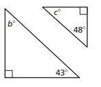 Tell whether the triangles are similar