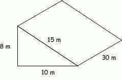 Find the surface area of this triangular prism.