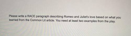 PLEASE HELP ON Romeo and Juliet

WILL MARK BRAINEST 
(no spam or links/files or will be reported)
