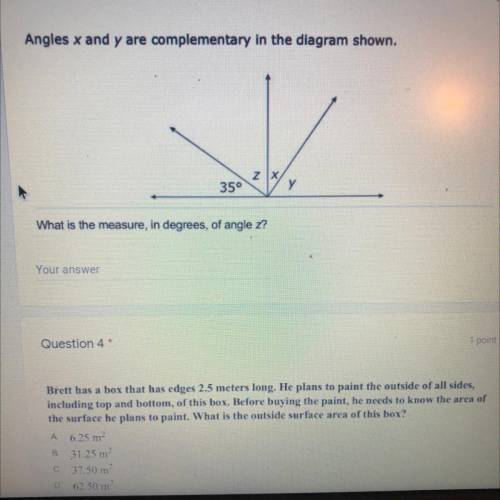 What is the measure, in degree, of angle z ?