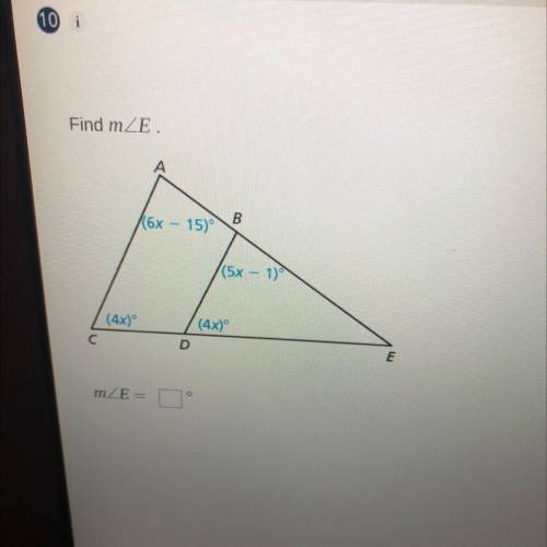 What does angle E equal? Please can someone help
But no links!!
