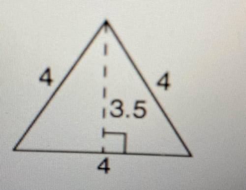 PLEASE HELP ASAP

A triangular prism has a height of 11 meters and a base with the followin