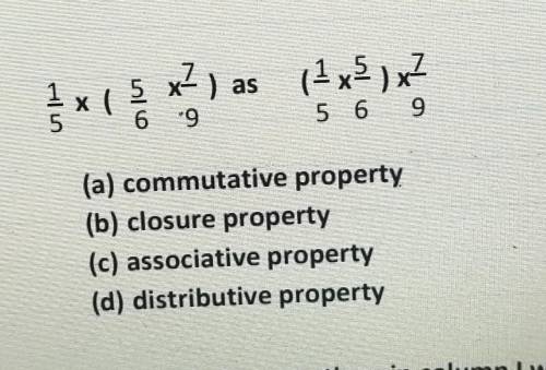 Which property allows u to complete the question​