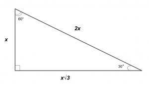 Which of the following are true statements about a 30-60-90 triangle?
Lan