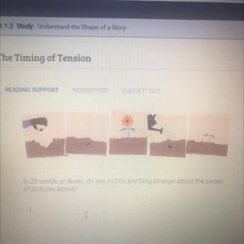 The Timing of Tension

READING SUPPORT
PEDISCOVER
CHECK IT OUT
In 20 words or fewer do you notice
