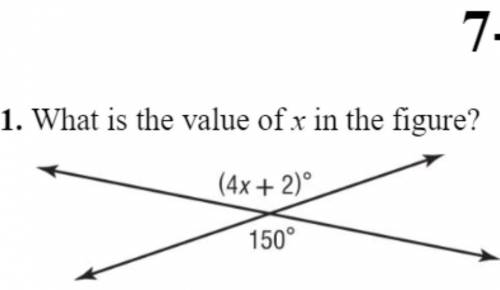 PLEASE HELP! What is the value of x in the figure?

Options:
A. 37B. 60 C. 160D. 2372