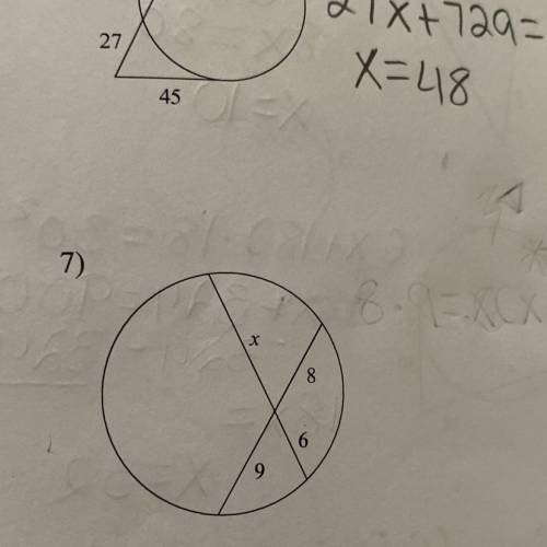 Please help with number 7 and show work