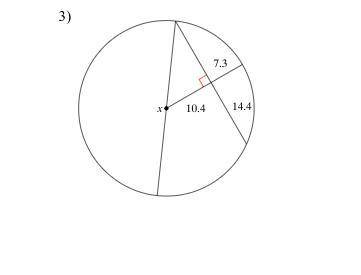 Find the length of the segment indicated. Show your work if you want credit. Round your answer to t