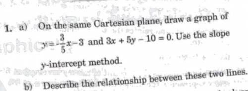 Help math question point of intersection