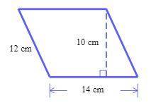 Can you help me ;(

Find the area of this parallelogram. Be sure to include the correct unit in yo