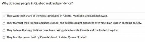 Why do some people in Quebec seek independence?