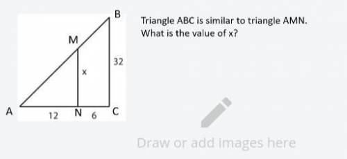 Triangle ABC is similar to triangle AMN. What is the value of X ?