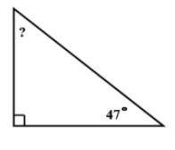 What is the value of the missing angle?