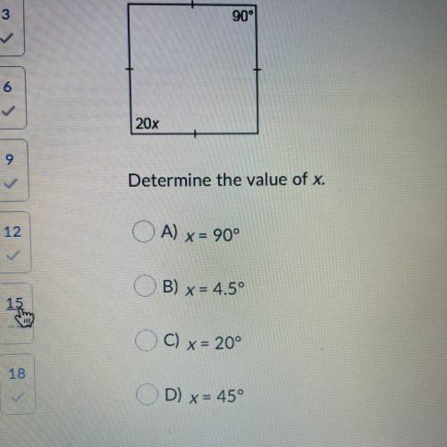 Determine the value of x
ASAP! Help!