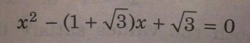 Solve for x using quadratic formula ​