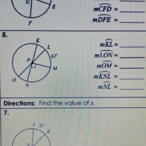 Can someone help me with number 5 please.