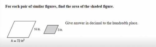 Find the area of the shaded figure. Give answer in decimal to the hundredth place.