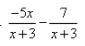 Simplify into one fraction.