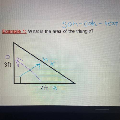 EMERGENCY PLS HELP: What is the area of the triangle?