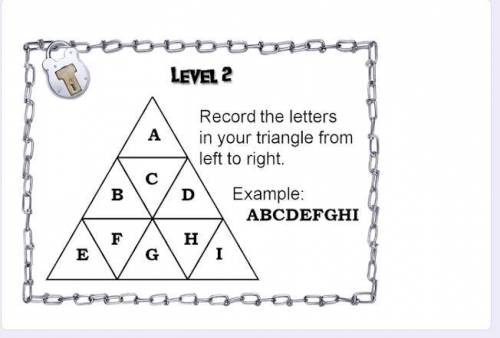 Enter the correct 9 letter sequence (no spaces) Use all capital letters