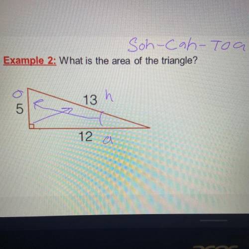 EMERGENCY PLS HELP: What is the area of the triangle?