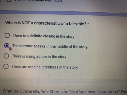 I had a lot of people who said the answer is “There is a rising action in the story”

but i am not
