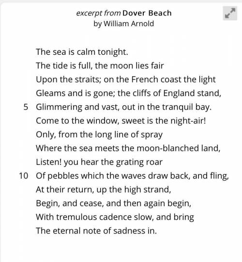 What does the sea symbolize in the poem?