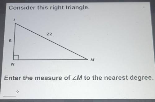 Consider this right triangle. I need an answer a quickly please.​