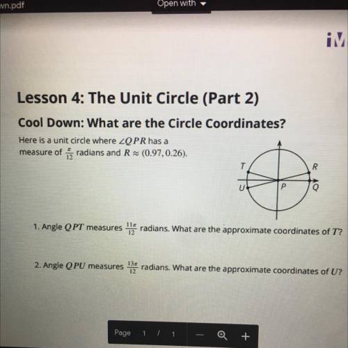 Lesson4: The unit circle Part2
Need help W these assignments BADLY