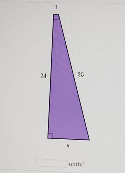 Find the area of the shape shown below​