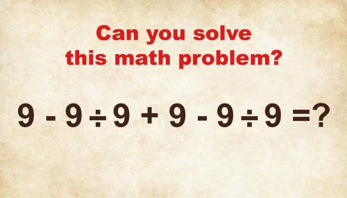 Can you solve these ?