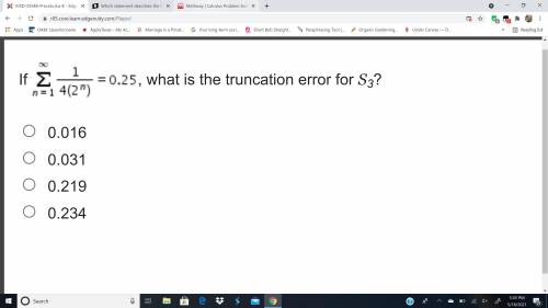 What is the truncation error for S3?