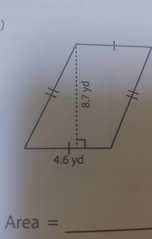 What's the area of this quadrilateral?​