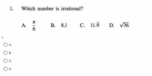 Which number is irrational?