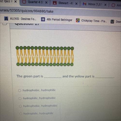 The green part is
and the yellow part is