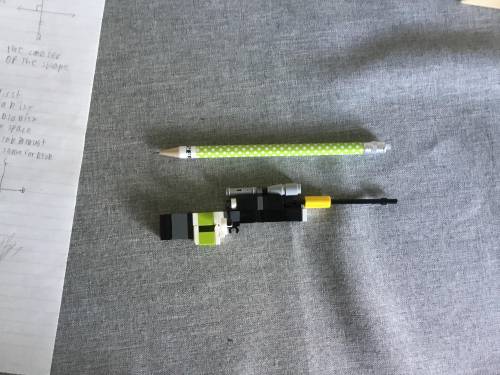 I ma really bored, build this tho ( pencil for comparison)