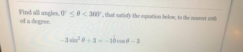 Please help with Trig question !!