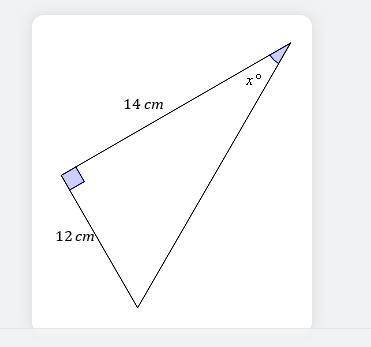 PLZZZZ HEEELLPPP

Use the tangent ratio to find the size of the angle marked x, correct to t