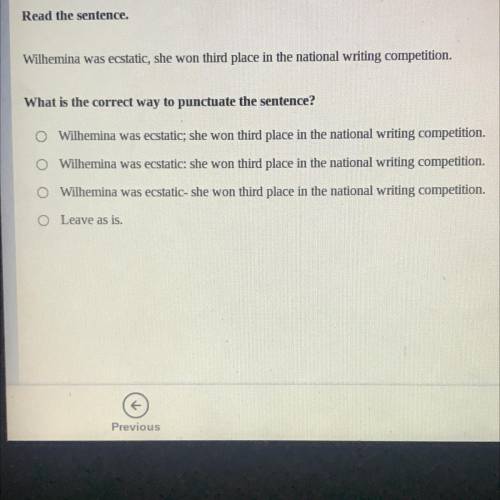 What is the correct way to punctuate this sentence?(multiple choice)