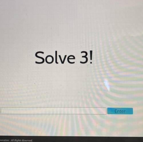 What does this mean-Solve 3!