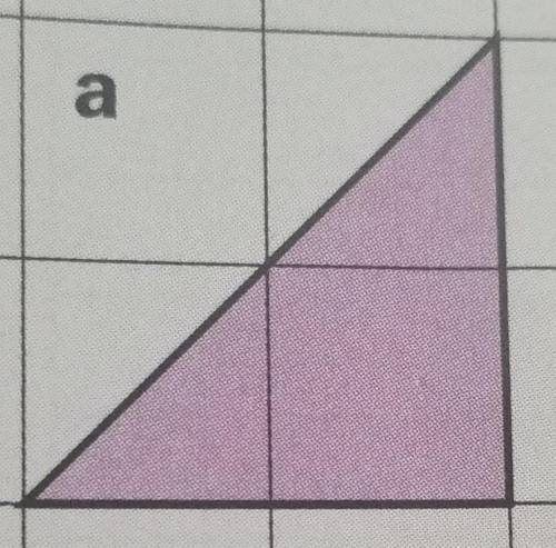 Find area of shaded triangle​