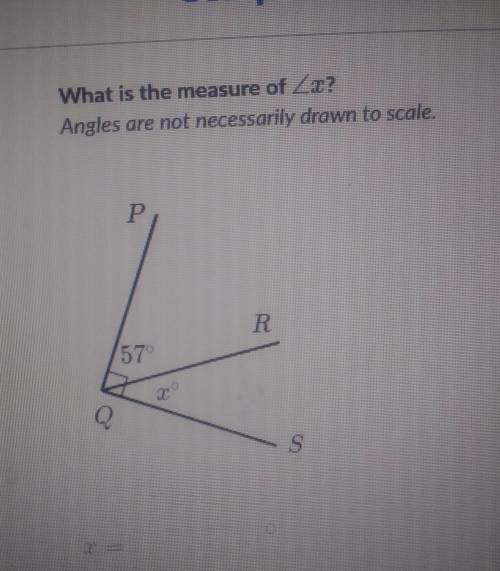 What is the measure of the angle ​