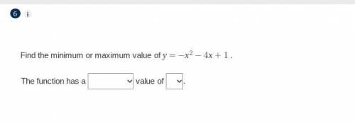 Find the minimum or maximum value