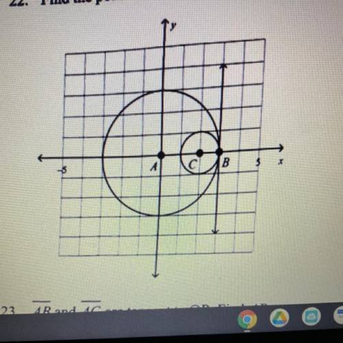 22 find the point of tangency and write the equation of the tangent line at this point.