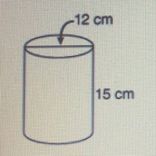 If the dimensions of the following cylinder are tripled, what factor will the volume change by?

A