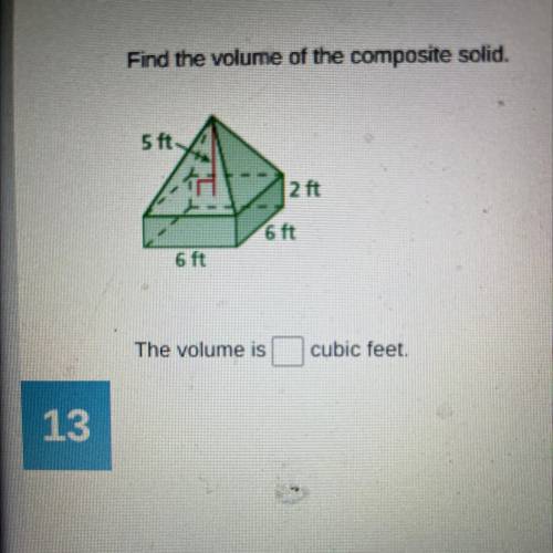 Find The volume of the composite solid. Round your answer to the nearest 10th ￼