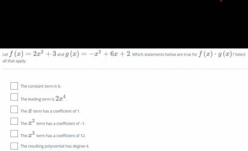 Math Nation, please help asap ------------------> NO LINKS PLEASE

Let f(x)=2x^2+3 and g(x)=-x