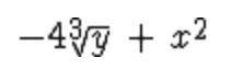Select the correct answer.

What is the value of this expression when x = -4 and y = 64?
A. 
0
B.