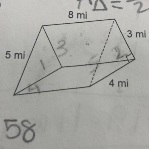 HELP ASAP!
Find the surface area of the figure. Round to the nearest hundredth if necessary ^